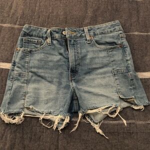Old Navy Light Blue Distressed Jean Shorts